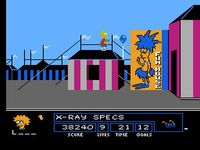 une photo d'Ã©cran de The Simpsons - Bart Vs The Space Mutants sur Nintendo Nes